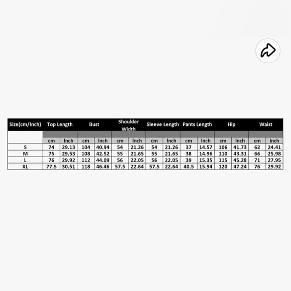 Amazon Black Crinkle Short Set - Medium - Picture 2 of 4